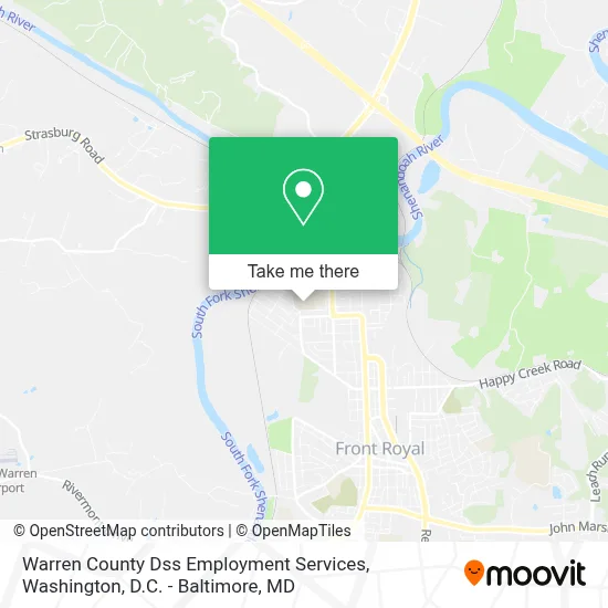 Warren County Dss Employment Services map