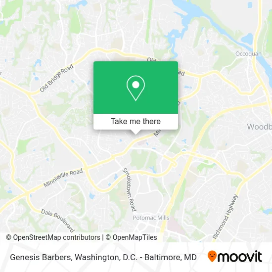 Genesis Barbers map