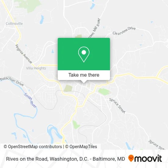 Rives on the Road map