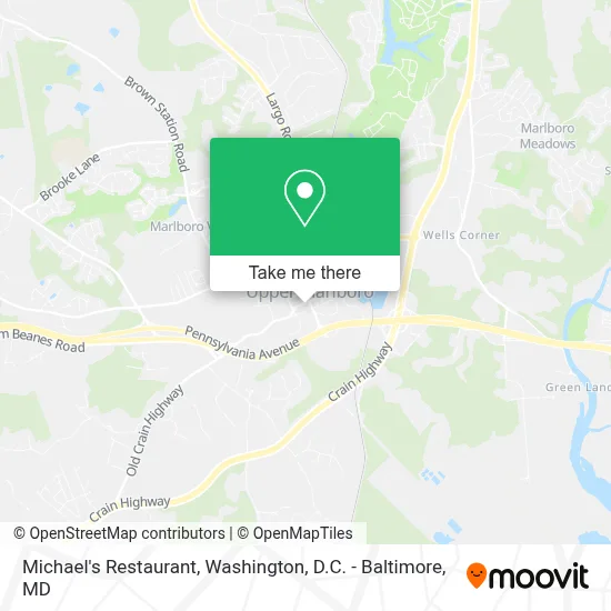 Michael's Restaurant map