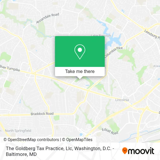 The Goldberg Tax Practice, Llc map