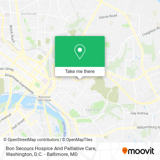 Bon Secours Hospice And Palliative Care map
