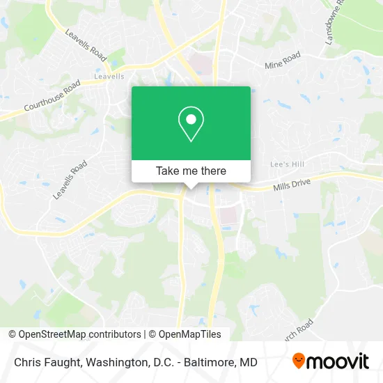 Chris Faught map