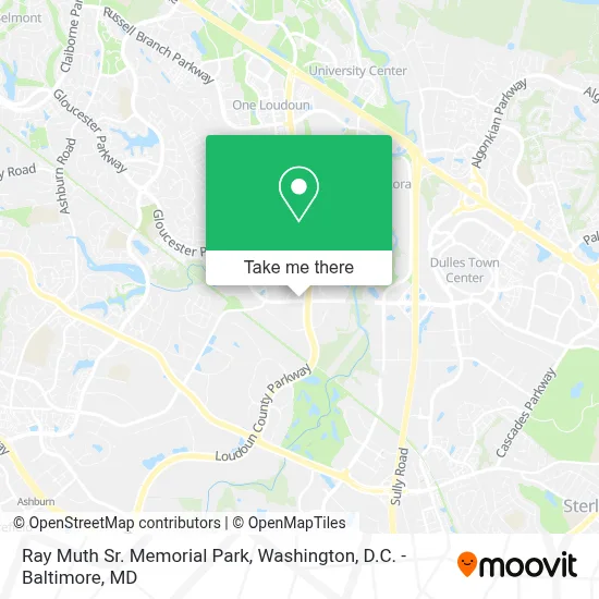 Ray Muth Sr. Memorial Park map