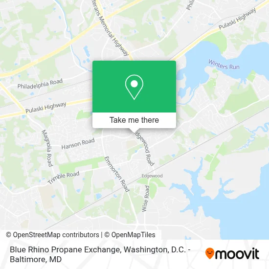 Blue Rhino Propane Exchange map
