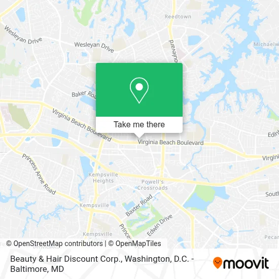 Beauty & Hair Discount Corp. map