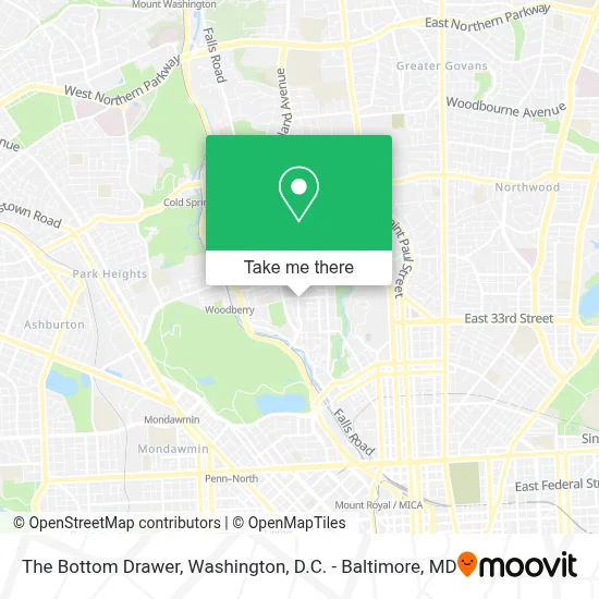The Bottom Drawer map