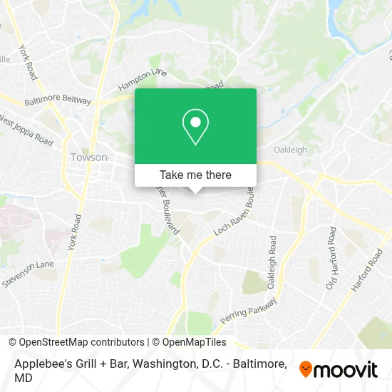 Applebee's Grill + Bar map