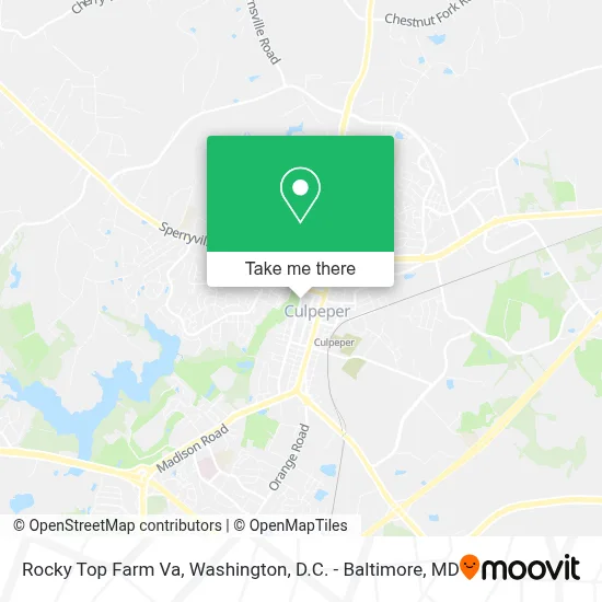 Rocky Top Farm Va map