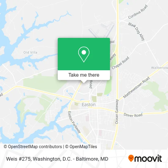 Weis #275 map