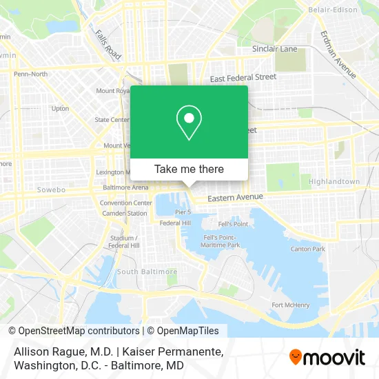 Allison Rague, M.D. | Kaiser Permanente map
