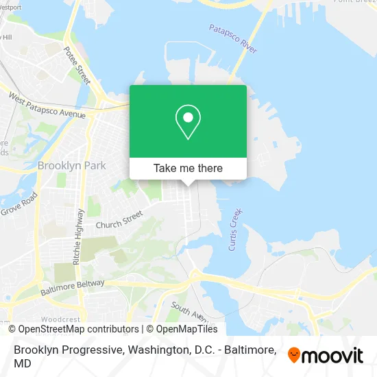 Brooklyn Progressive map
