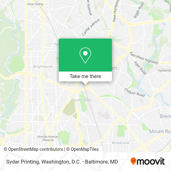 Sydar Printing map