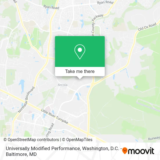 Universally Modified Performance map