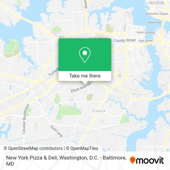 New York Pizza & Deli map