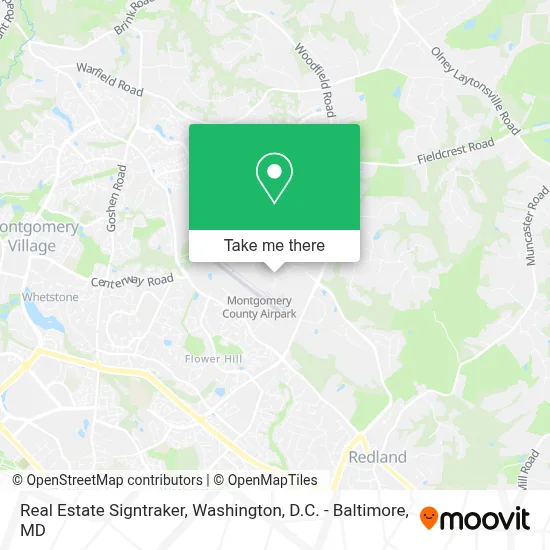 Real Estate Signtraker map