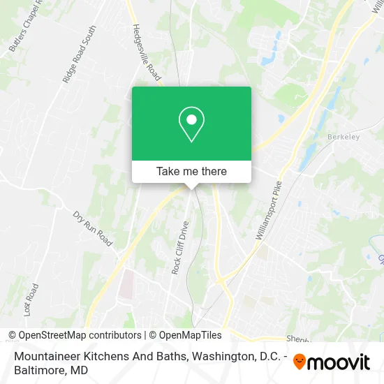 Mountaineer Kitchens And Baths map