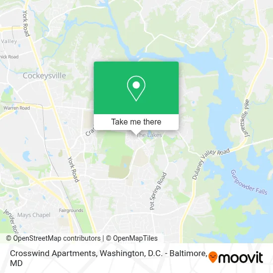 Crosswind Apartments map