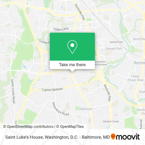 Saint Luke's House map