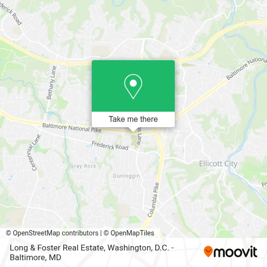 Long & Foster Real Estate map