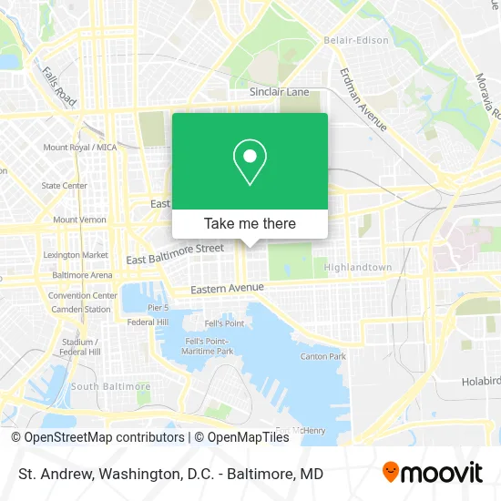 St Andrew map