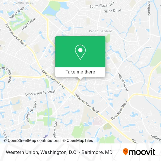 Western Union map
