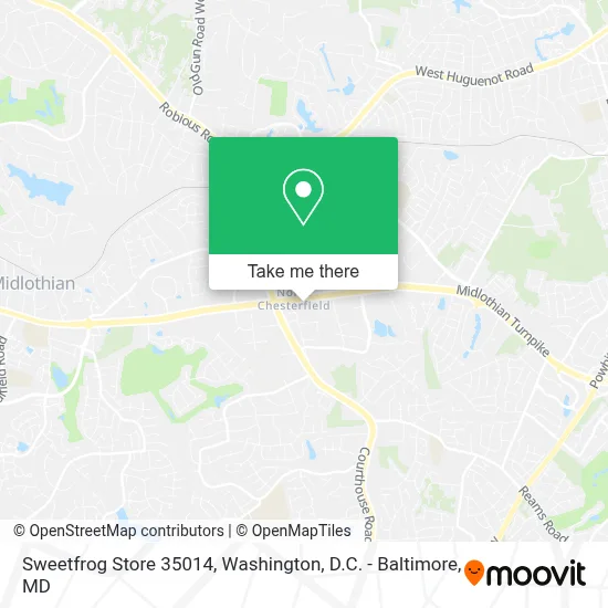 Sweetfrog Store 35014 map