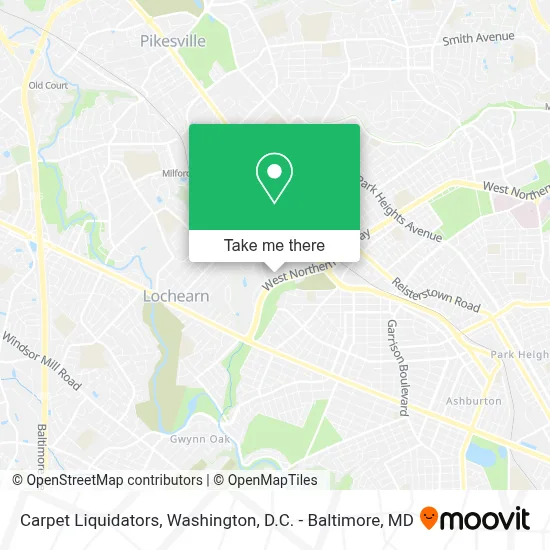 Carpet Liquidators map