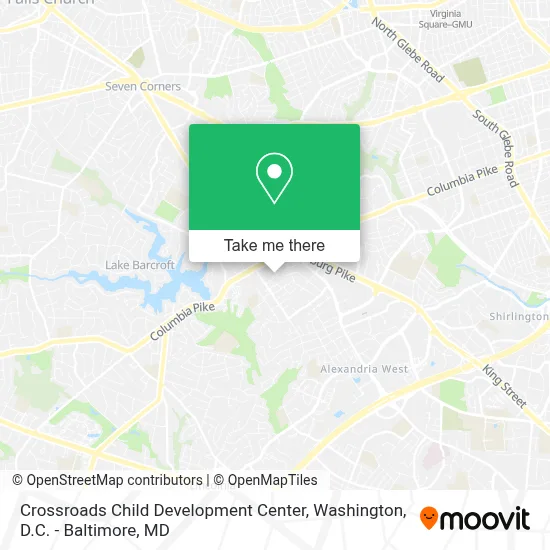Crossroads Child Development Center map