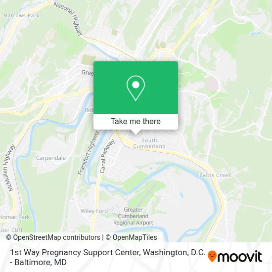 1st Way Pregnancy Support Center map