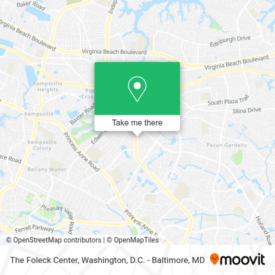 The Foleck Center map
