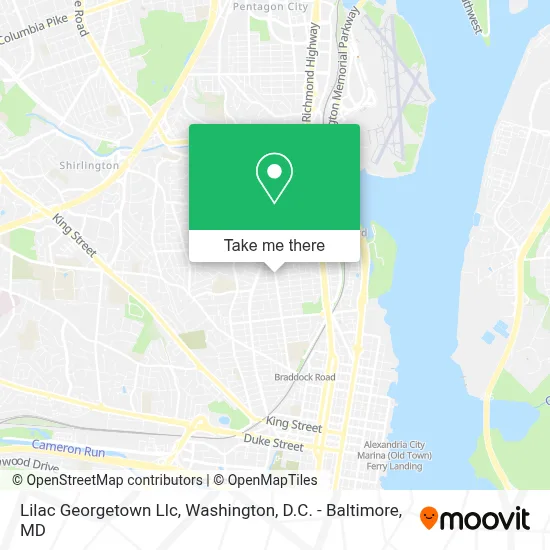 Lilac Georgetown Llc map