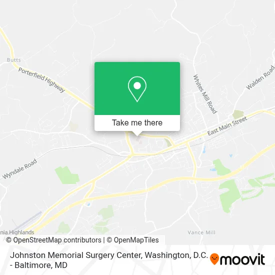 Johnston Memorial Surgery Center map