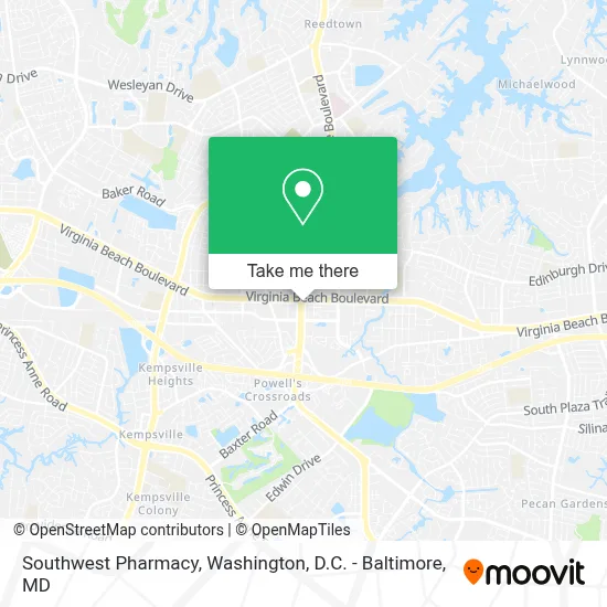 Southwest Pharmacy map