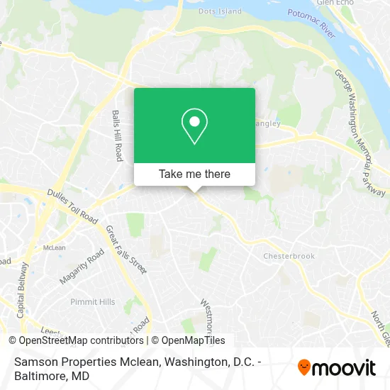 Samson Properties Mclean map