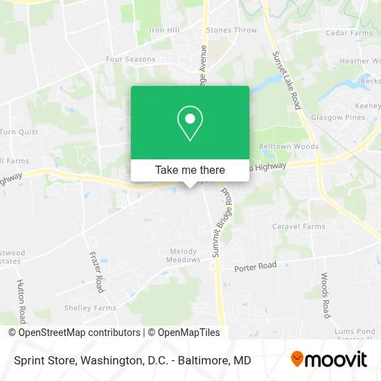 Sprint Store map