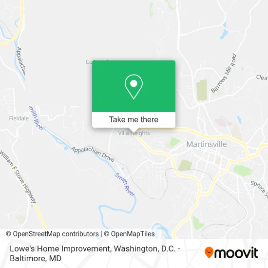 Lowe's Home Improvement map
