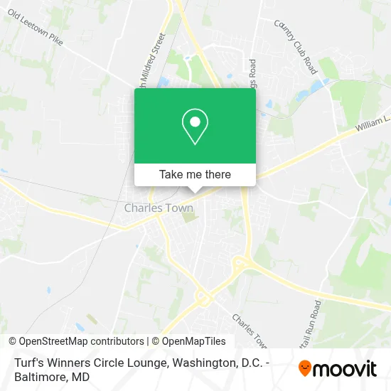 Turf's Winners Circle Lounge map