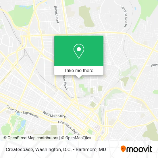 Createspace map