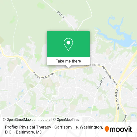 Proflex Physical Therapy - Garrisonville map