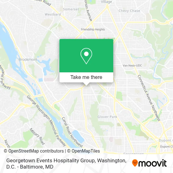 Georgetown Events Hospitality Group map