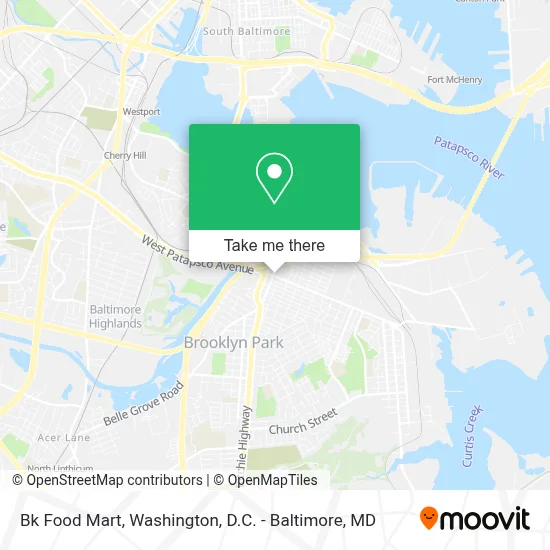 Bk Food Mart map