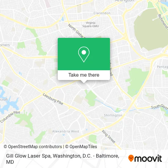 Gill Glow Laser Spa map