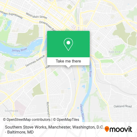 Southern Stove Works, Manchester map