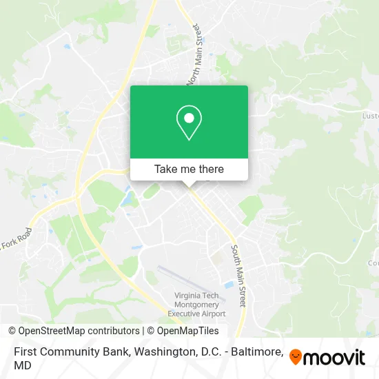 First Community Bank map