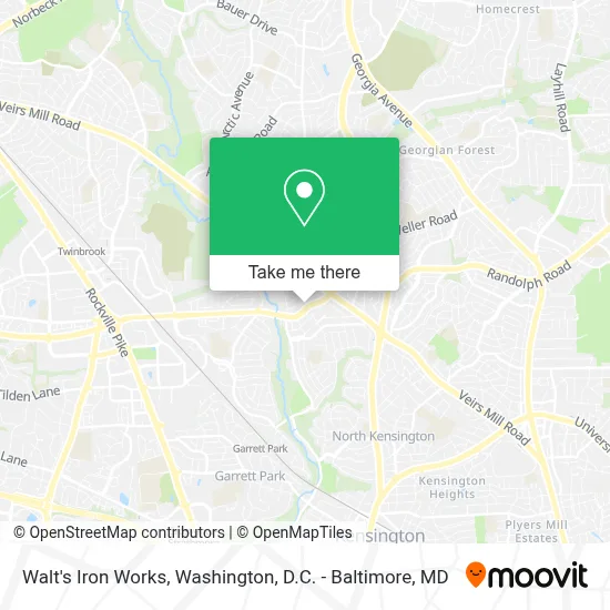 Walt's Iron Works map