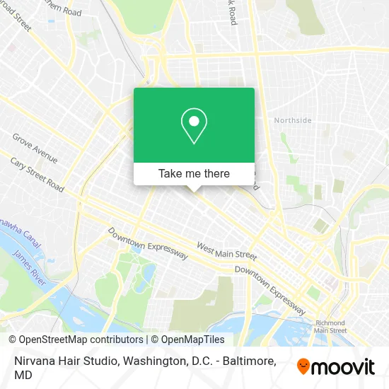 Nirvana Hair Studio map