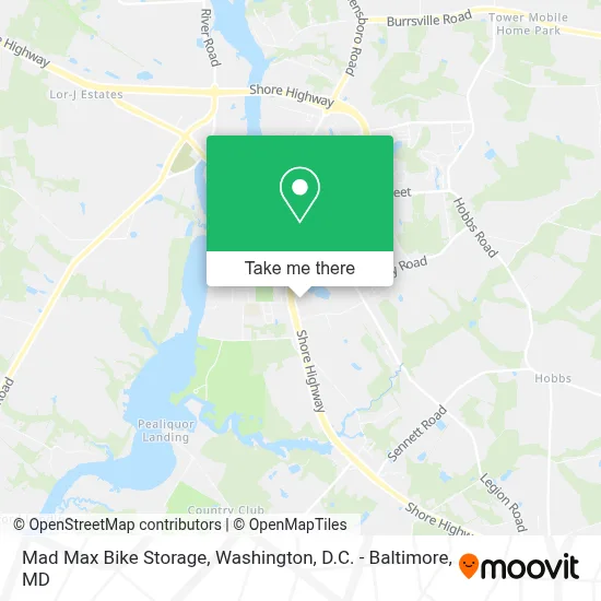 Mad Max Bike Storage map