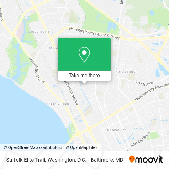 Suffolk Elite Trail map