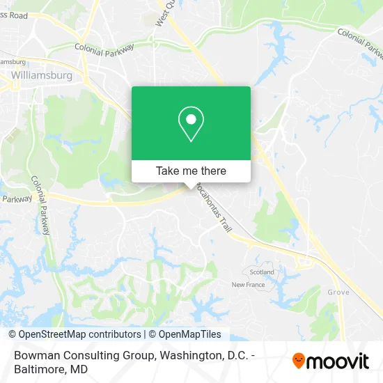 Bowman Consulting Group map